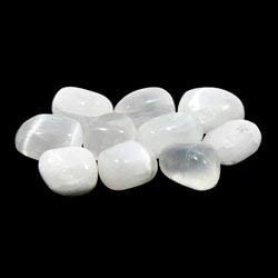 Natural Selenite tumbled stone