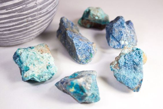 Natural Chrysocolla Stone - Grade A