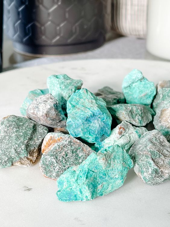 Natural Chrysocolla Stone - Grade A