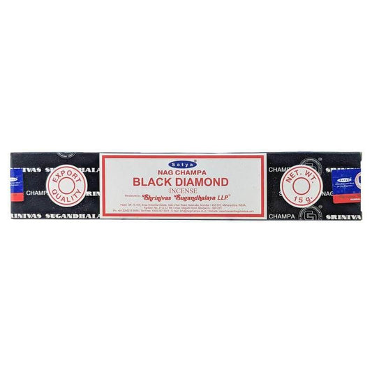 BLACK DIAMOND INCENSE STICKS BY SATYA