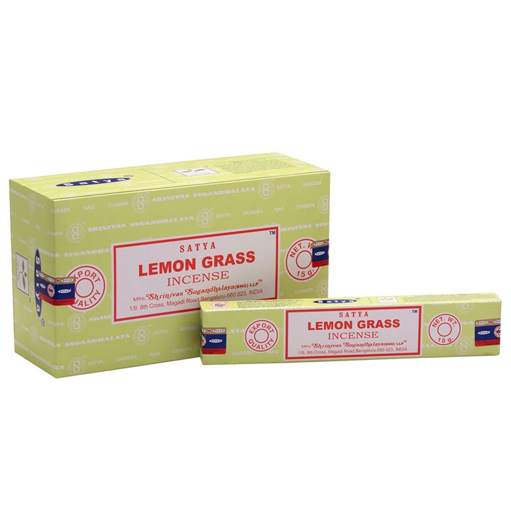 LEMONGRASS INCENSE STICKS BY SATYA