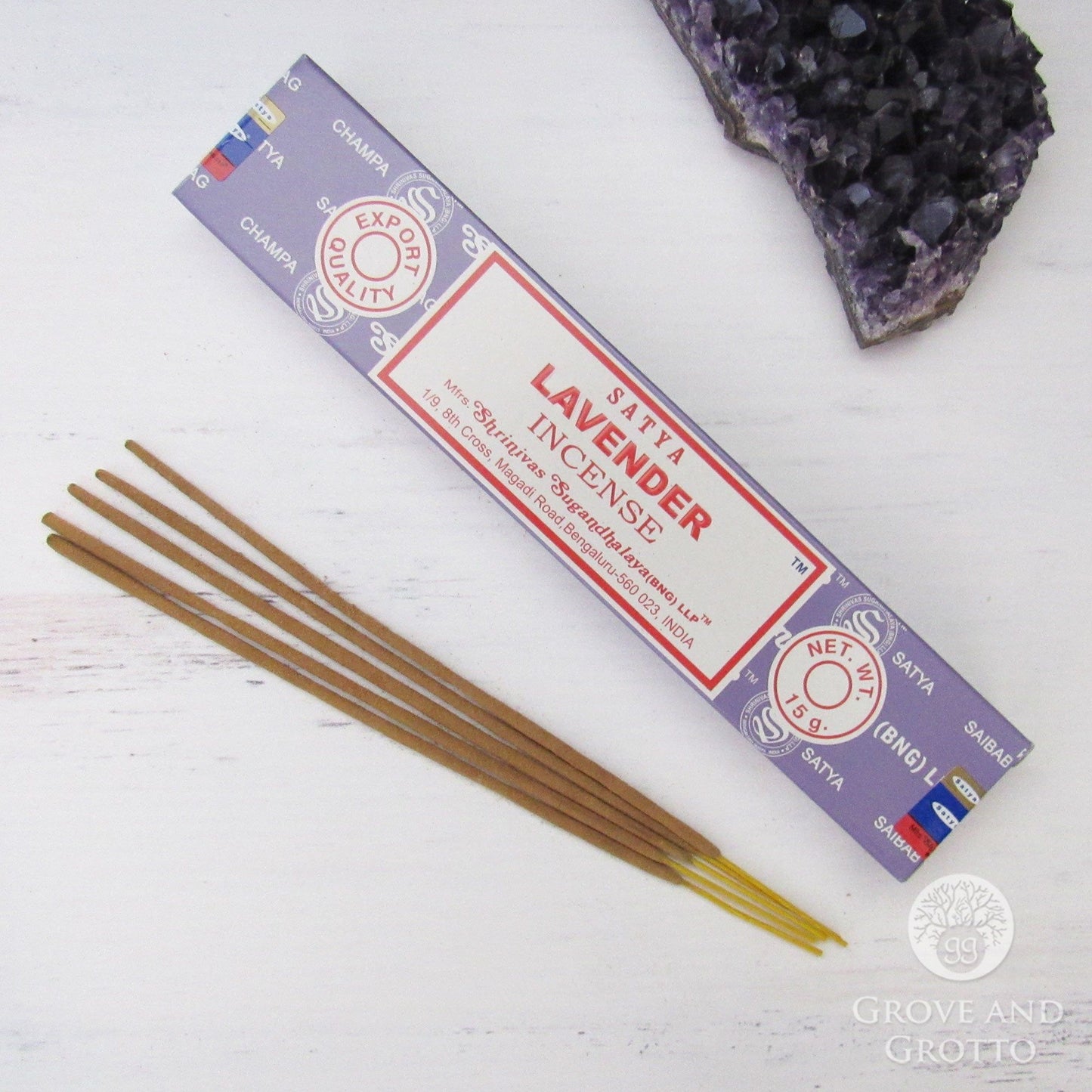 LAVENDER INCENSE STICKS BY SATYA