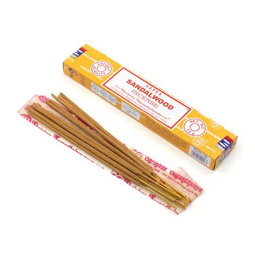 SANDALWOOD INCENSE STICKS BY SATYA