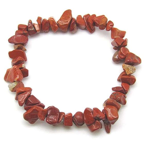 Jasper natural chip bracelet